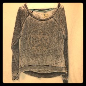 Billabong Gray Sweatshirt Sz L